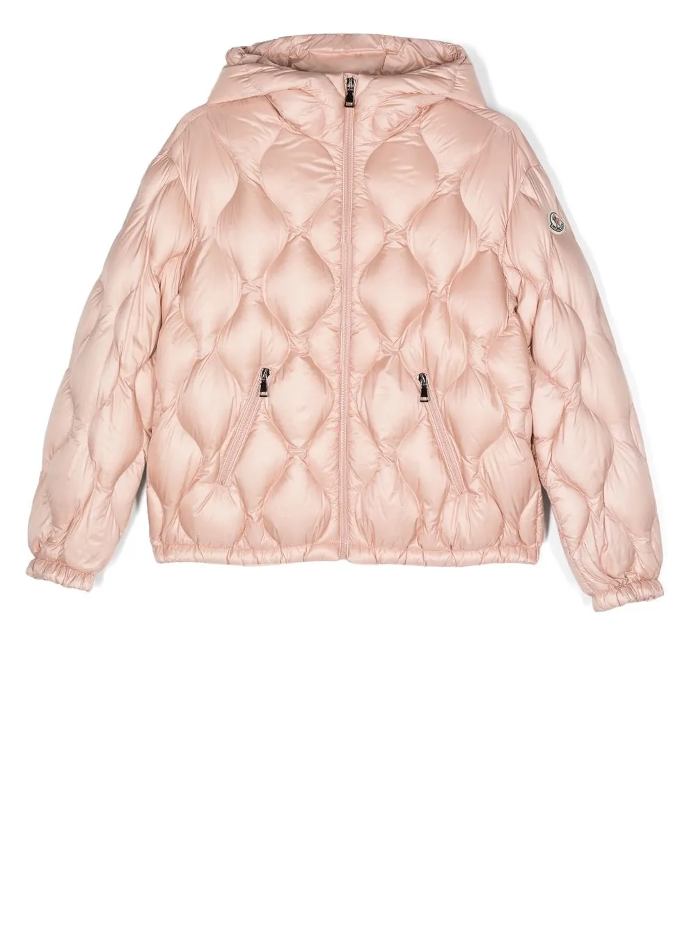 

Moncler Enfant TEEN goose-down hooded jacket - Pink