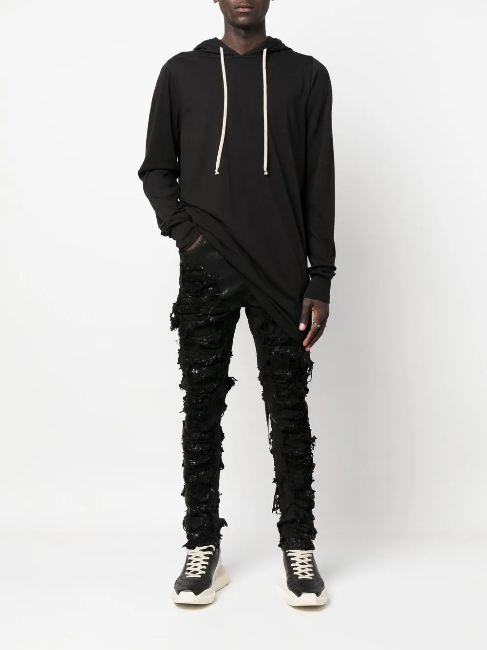rick owens destroyed jeans