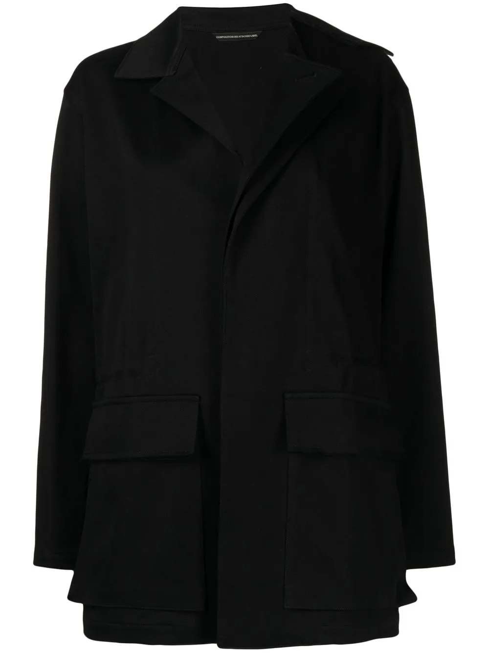 

Y's single-breasted tailored blazer - Black