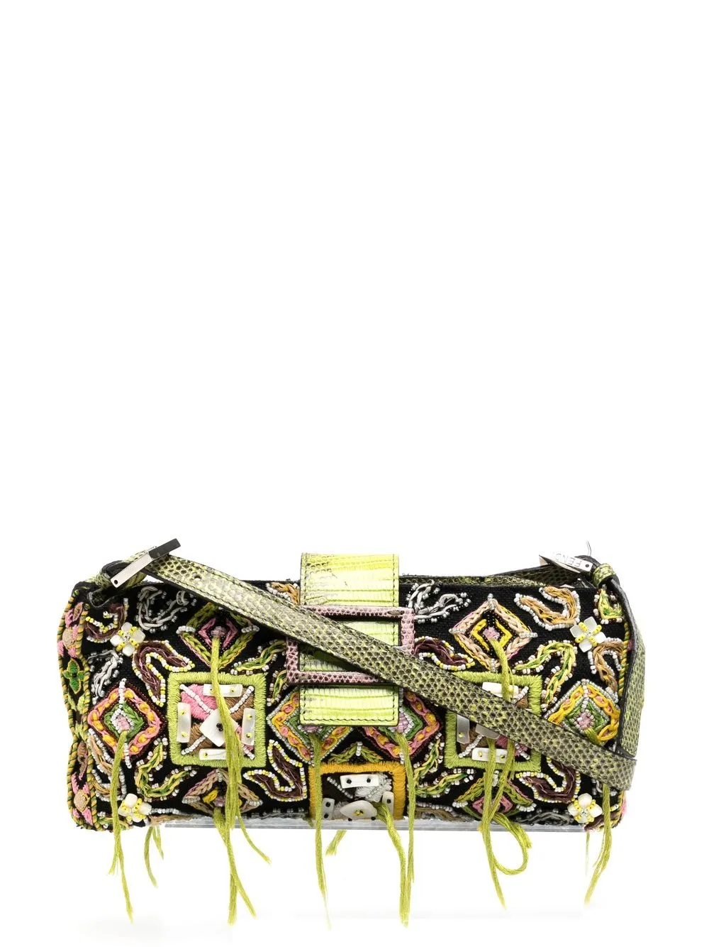 

Fendi Pre-Owned bolsa de hombro Baguette con abertura - Multicolor