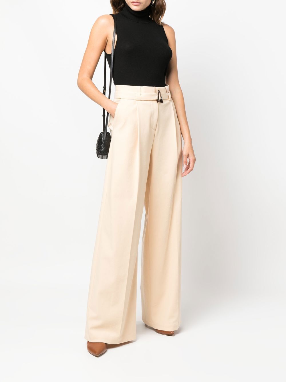 AERON high-rise wide-leg Trousers - Farfetch