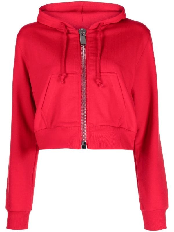 Balmain Mini Monogram Zipped Hoodie - Farfetch