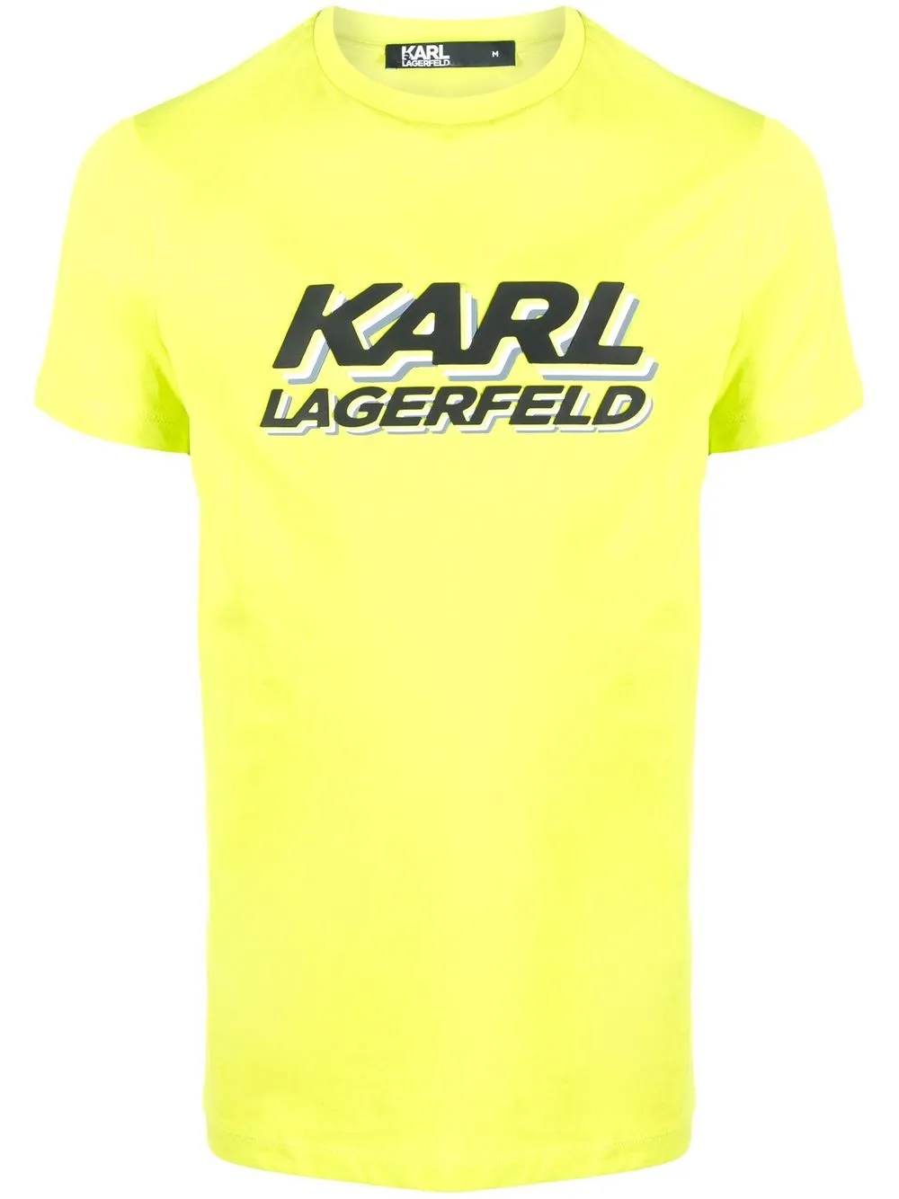 

Karl Lagerfeld playera manga corta con logo estampado - Verde