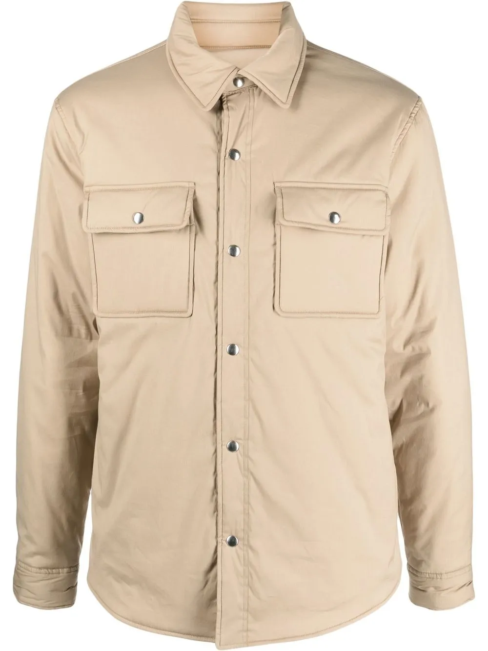 

SANDRO long-sleeve padded shirt jacket - Neutro