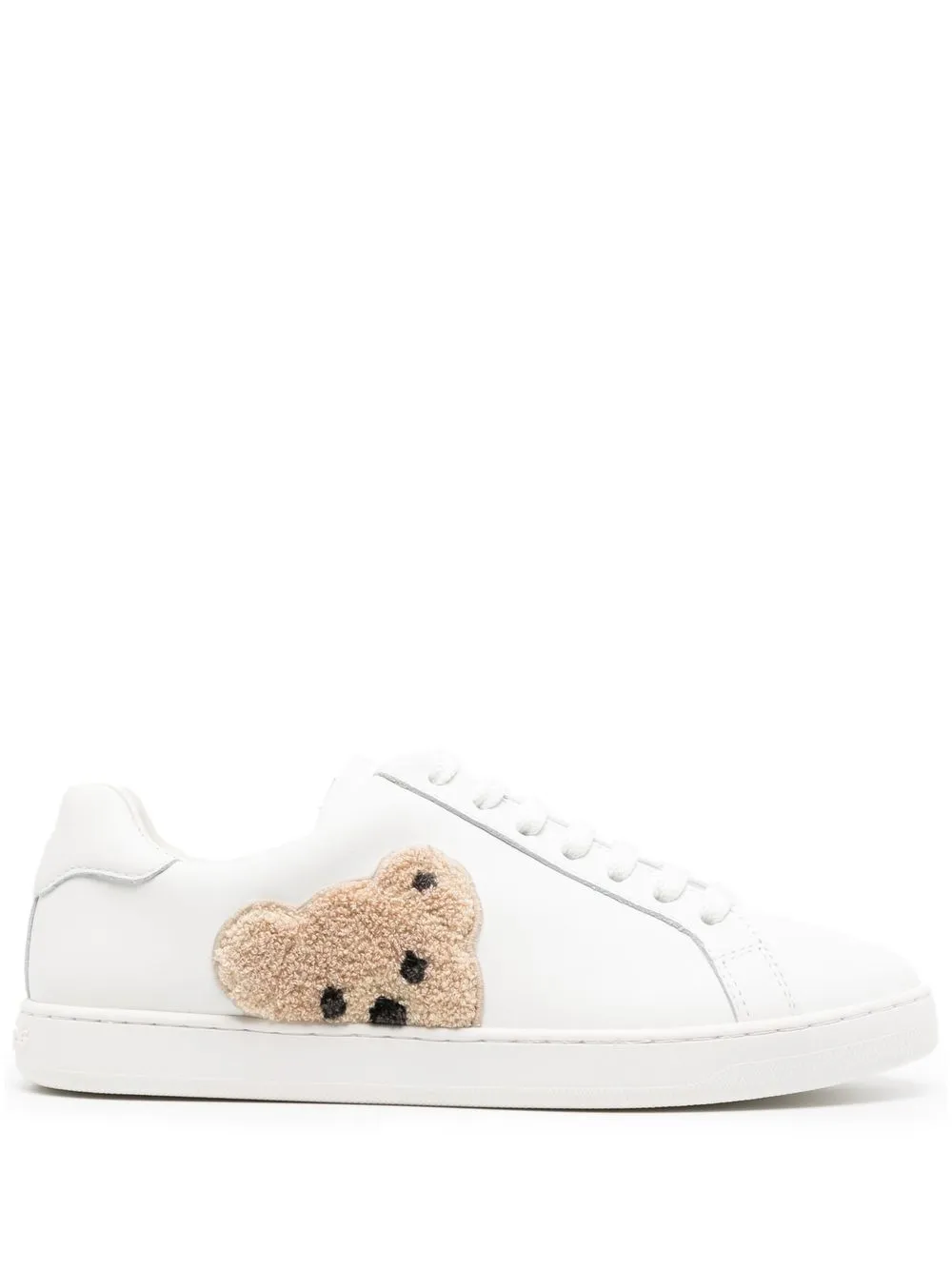 

Palm Angels tenis bajos con motivo Teddy Bear - Blanco