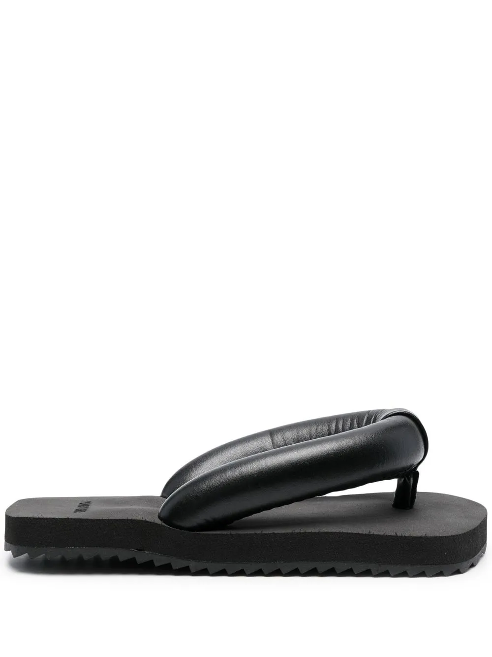 

YUME YUME flip flops con tira capitonada - Negro