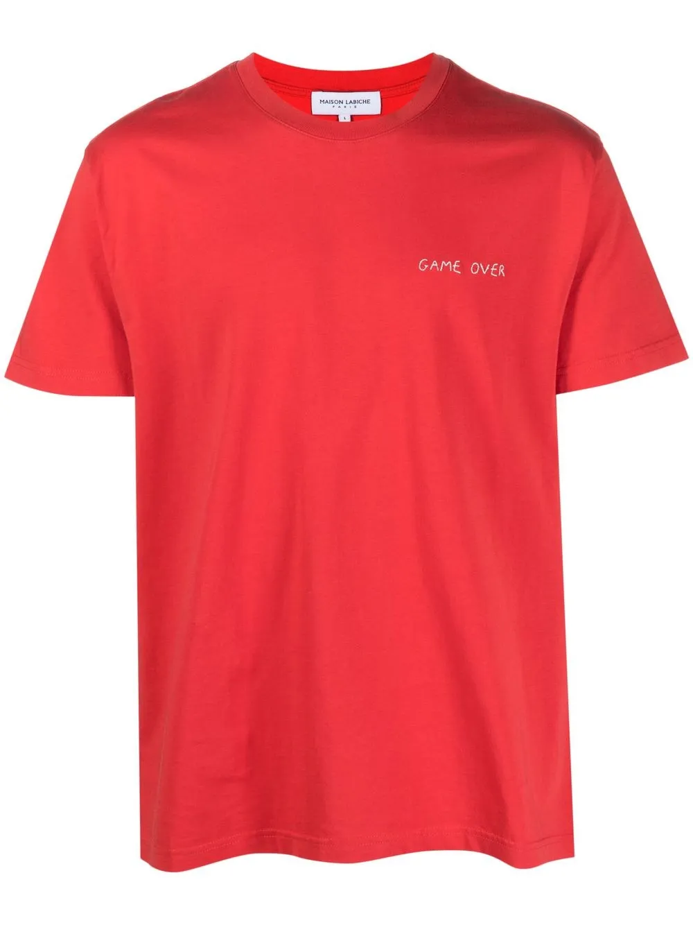 

Maison Labiche playera bordado - Rojo