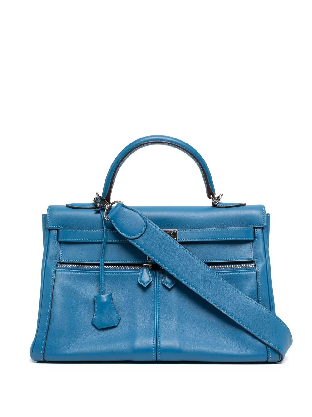 

Hermès pre-owned Kelly Lakis 32 2way bag - Blue