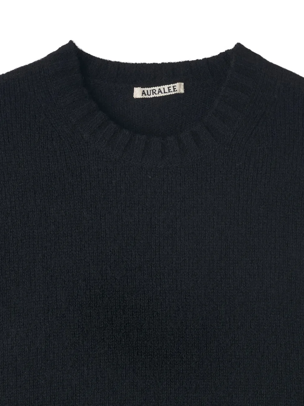 Auralee wool sweater - Zwart