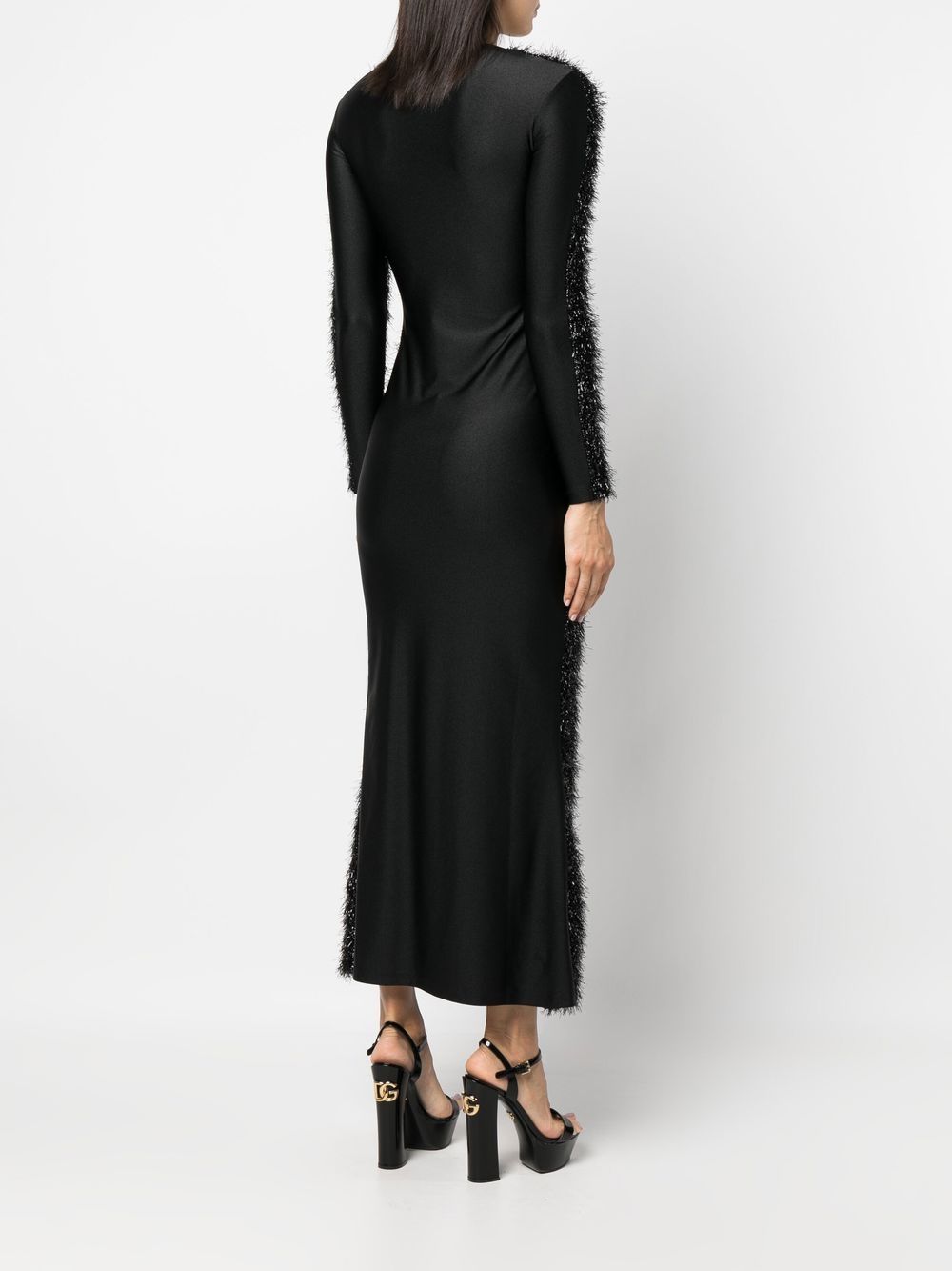 Vaquera long-sleeve pile-knit Dress - Farfetch