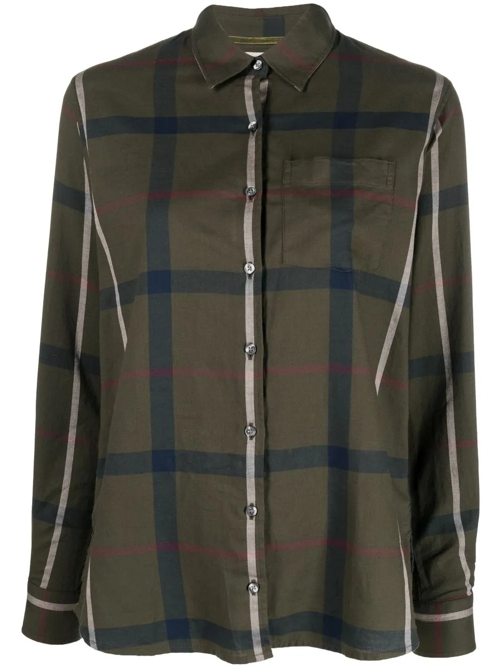 

Barbour check-pattern cotton shirt - Green