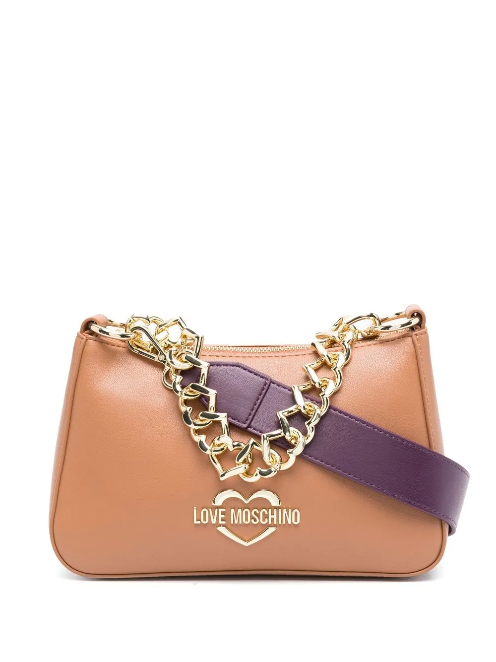 

Love Moschino bolsa crossbody con detalle del logo - Morado