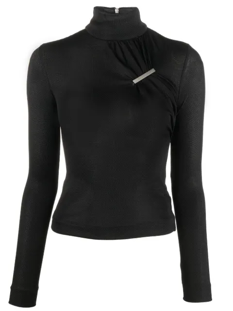1017 ALYX 9SM gathered clip-design top