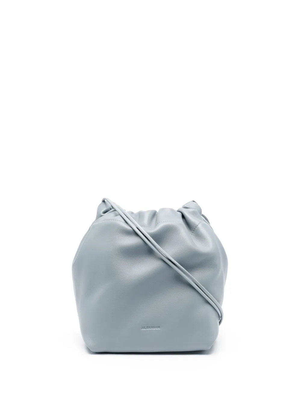 

Jil Sander bolsa de hombro con logo en relieve - Azul