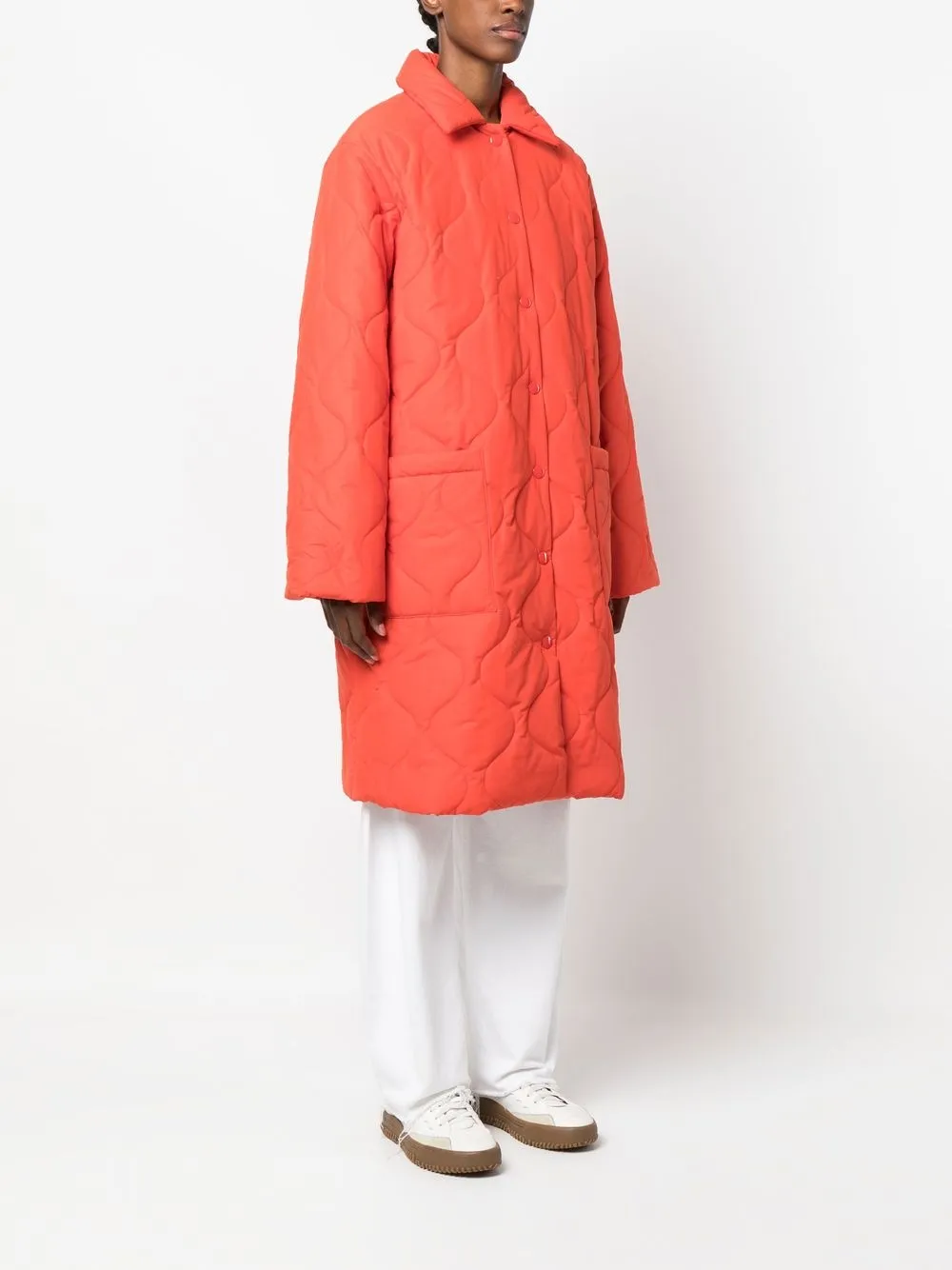 Sarah padded quilted coat