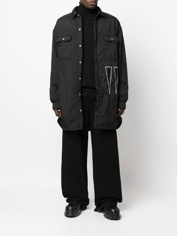 Rick Owens DRKSHDW ロング シャツジャケット - Farfetch