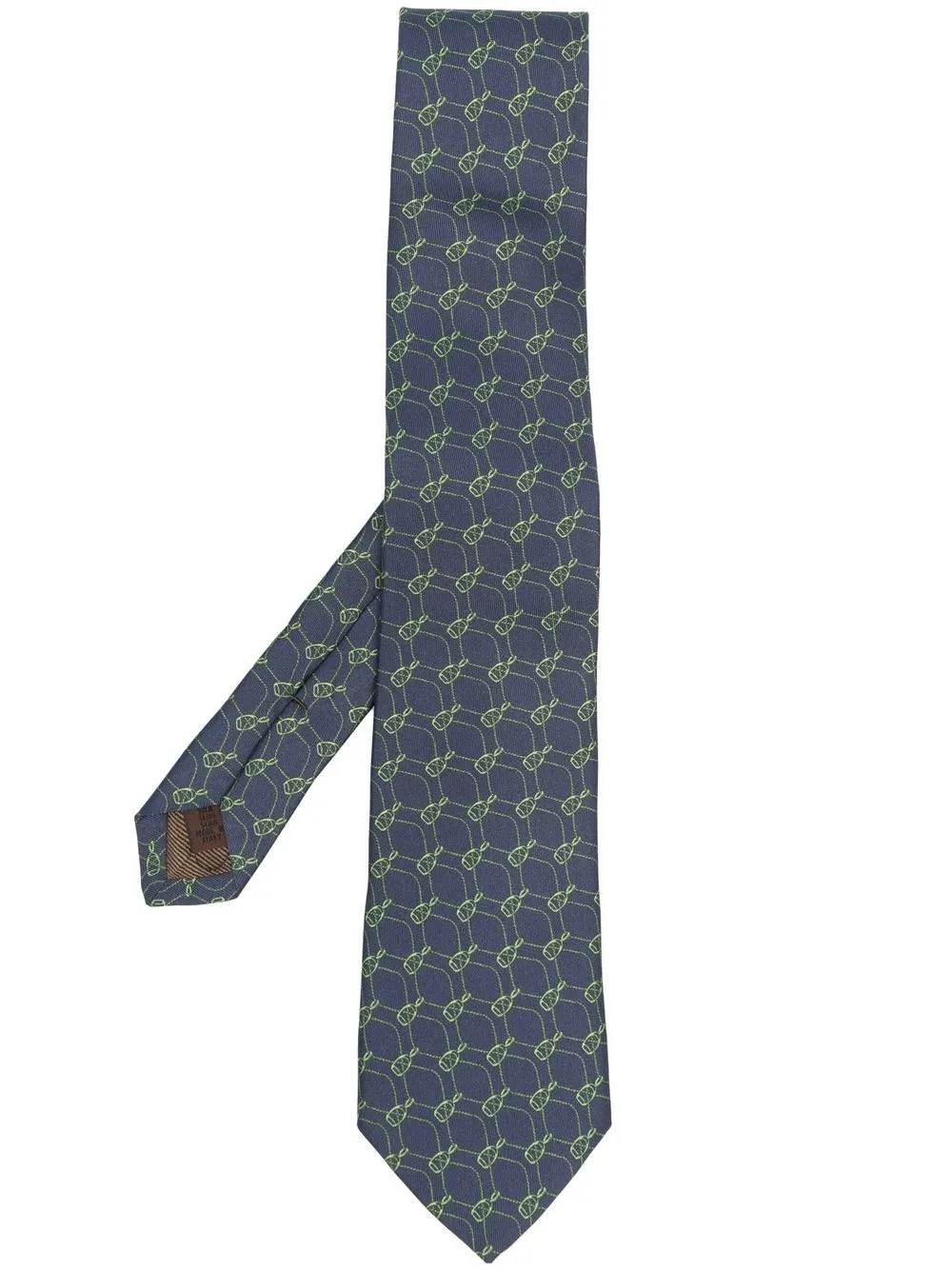 

Church's silk abstract-stitch tie - Blue