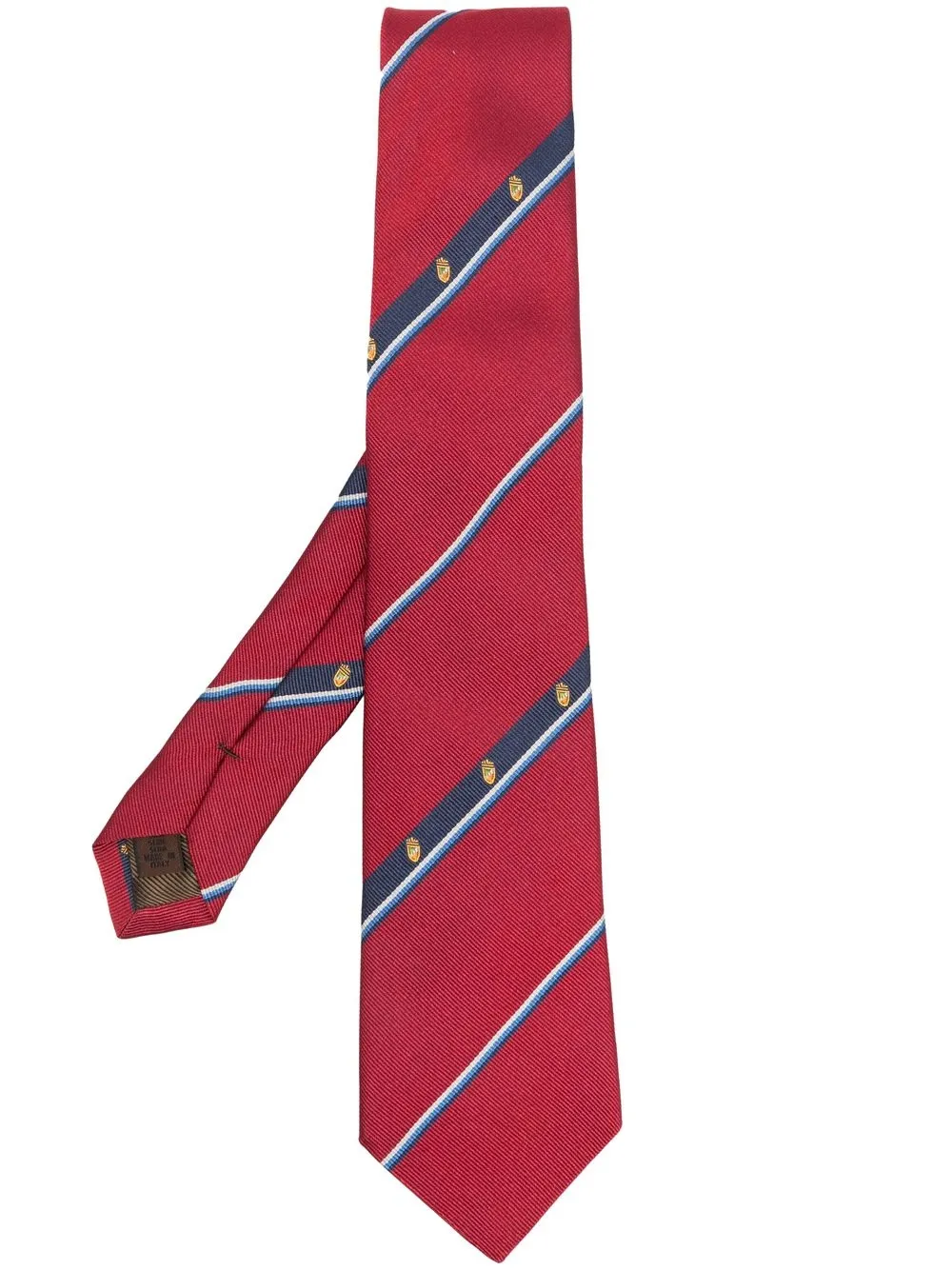 

Church's striped silk tie - Red