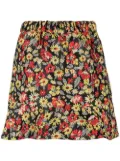 GANNI floral-print skirt - Red