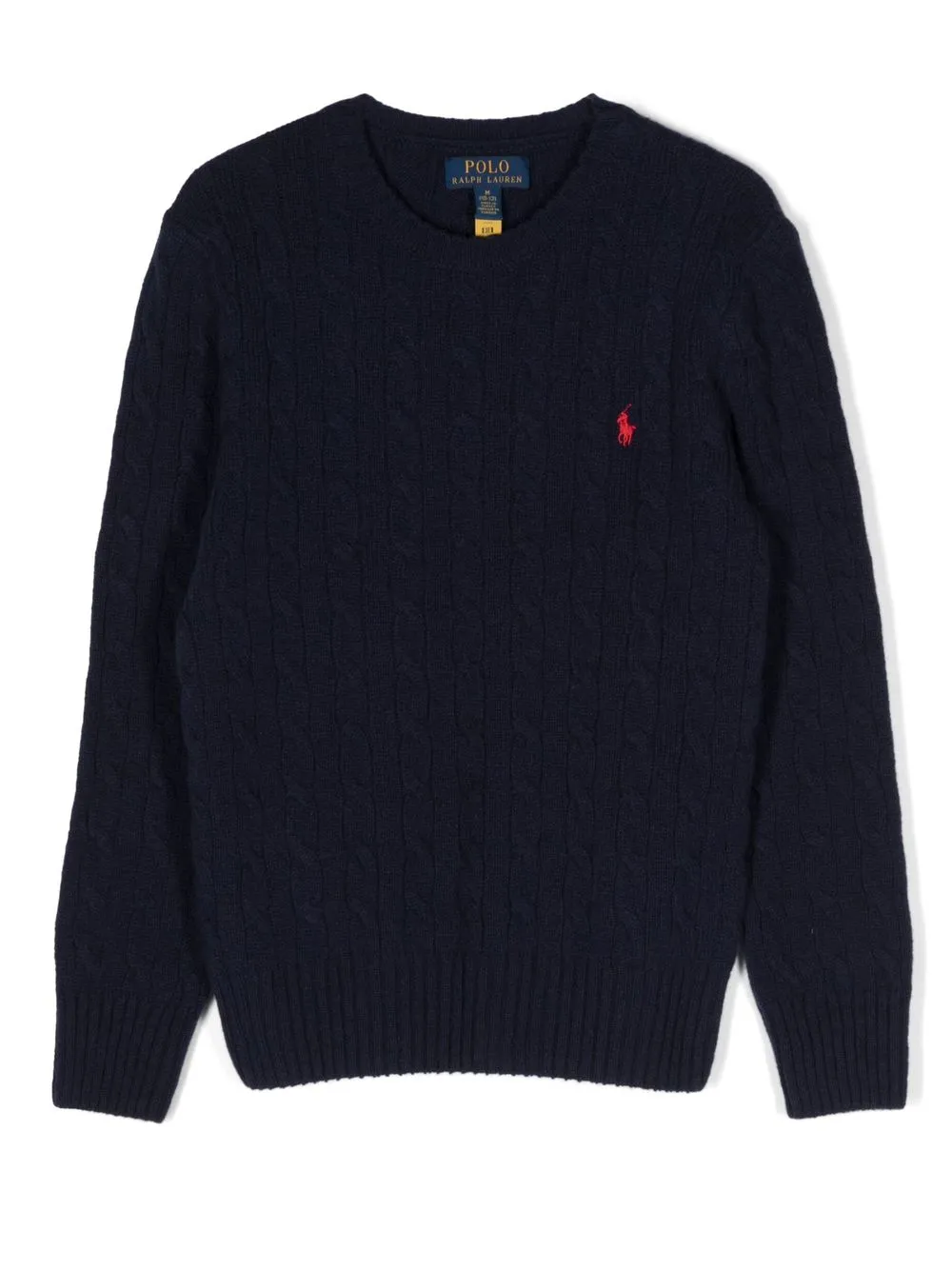 

Ralph Lauren Kids suéter tejido con logo bordado - 001 NAVY
