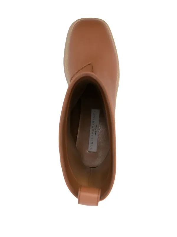 【送料&関税込】Stella McCartney Dark Brown Alter Mat Skyla Stella McCartney Skyla Alter Sporty Mat Platform Mules