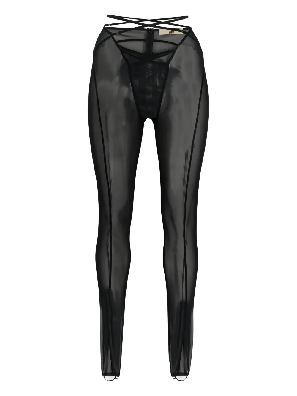 KNWLS sheer leggings | Black | Image 1
