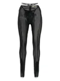 KNWLS sheer leggings - Black