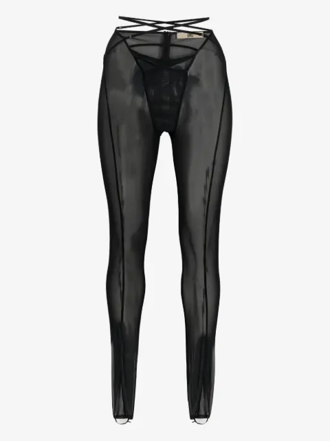 KNWLS leggins traslúcidos