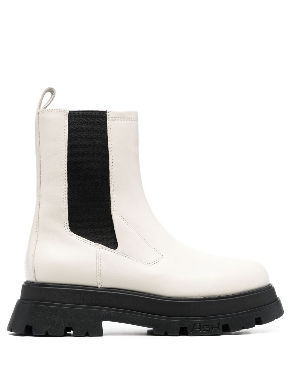 ash bottines elite 03 en cuir - blanc