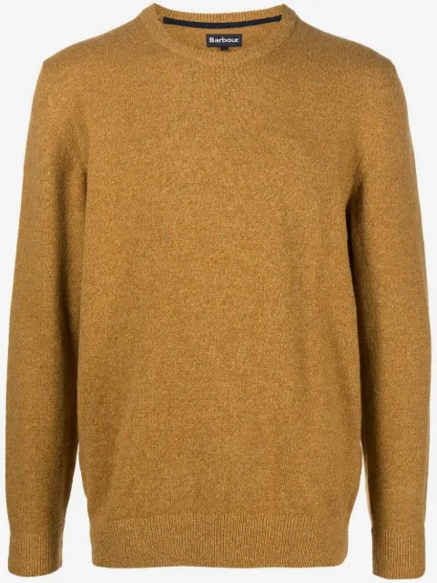 Barbour fine-knit ribbed-trim jumper 