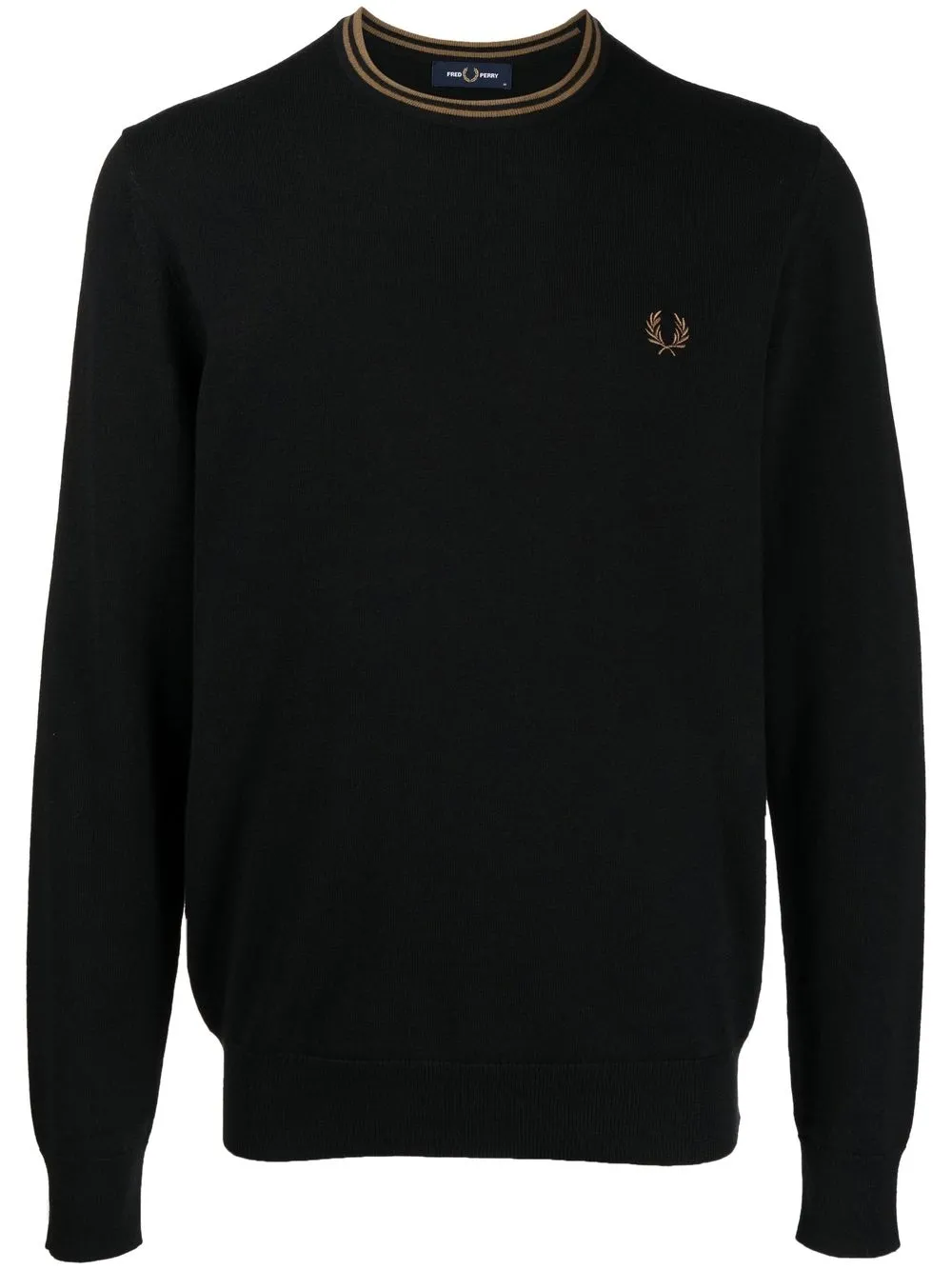 

Fred Perry suéter con logo bordado - Negro