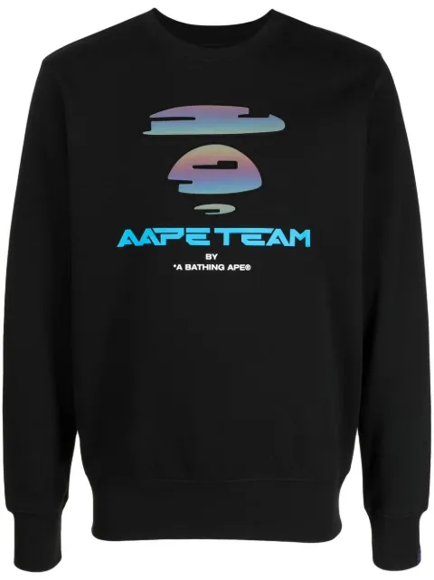 AAPE BY *A BATHING APE graphic logo-print sweatshirt Men