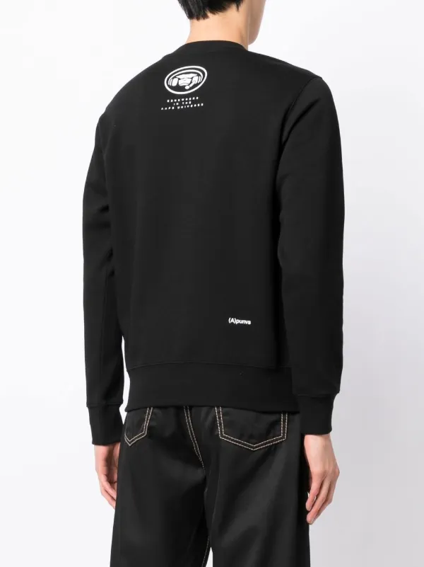 AAPE BY *A BATHING APE® グラフィック スウェットシャツ | ブラック 