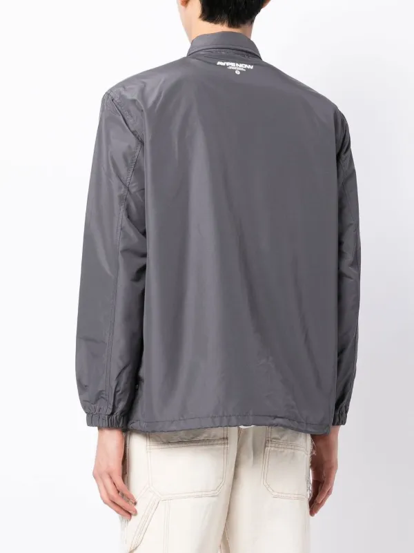 A BATHING APE グレー ジャケット jersey jacket（M TO R(ムウ