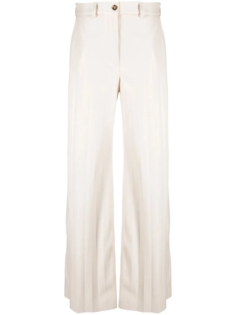 

MSGM high-waisted wide-leg trousers - Neutrals