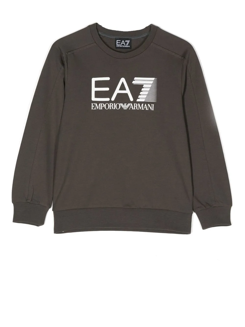 

Emporio Armani Kids sudadera con logo estampado - Verde