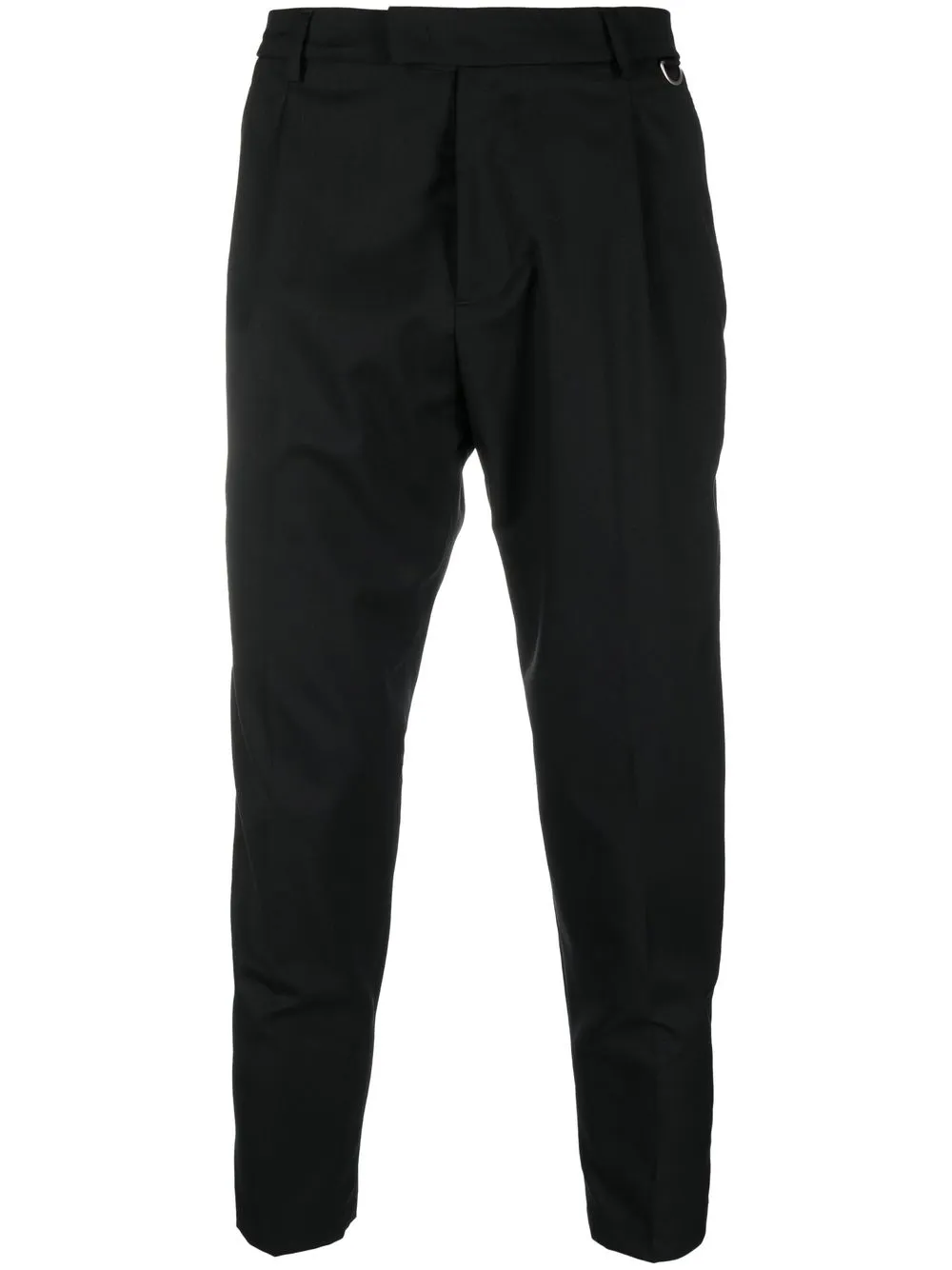 

Low Brand straight-leg cropped trousers - Black