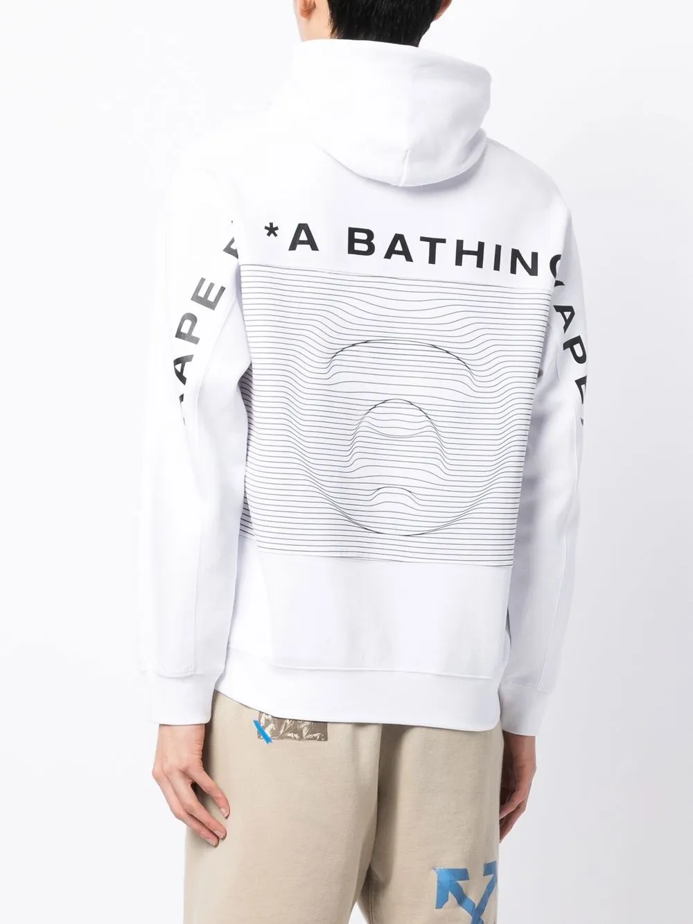 Cheap AAPE BY *A BATHING APE graphic logo-print hoodie Men