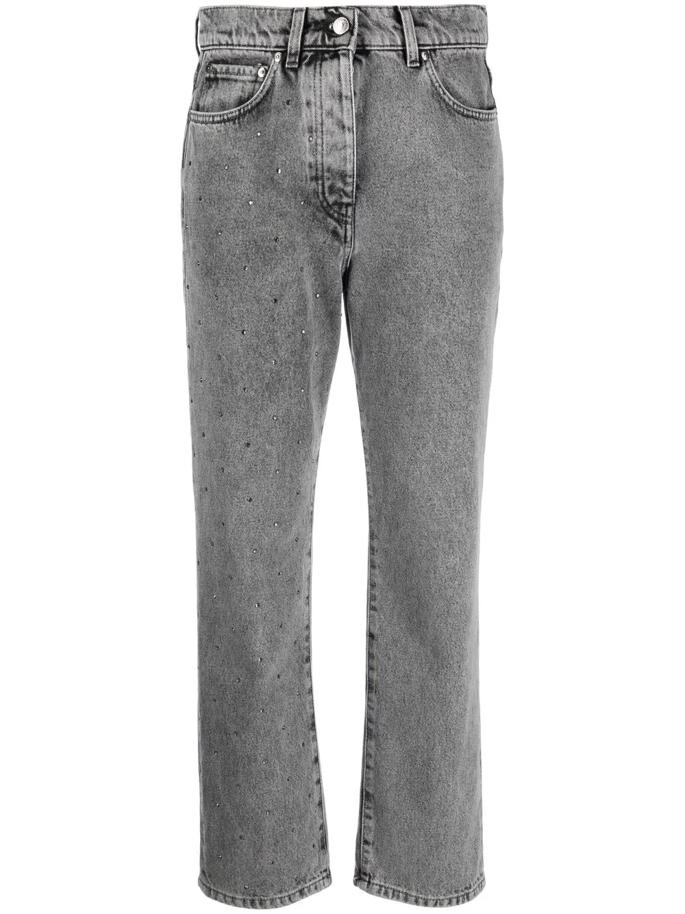 

MSGM jeans capri slim - Gris