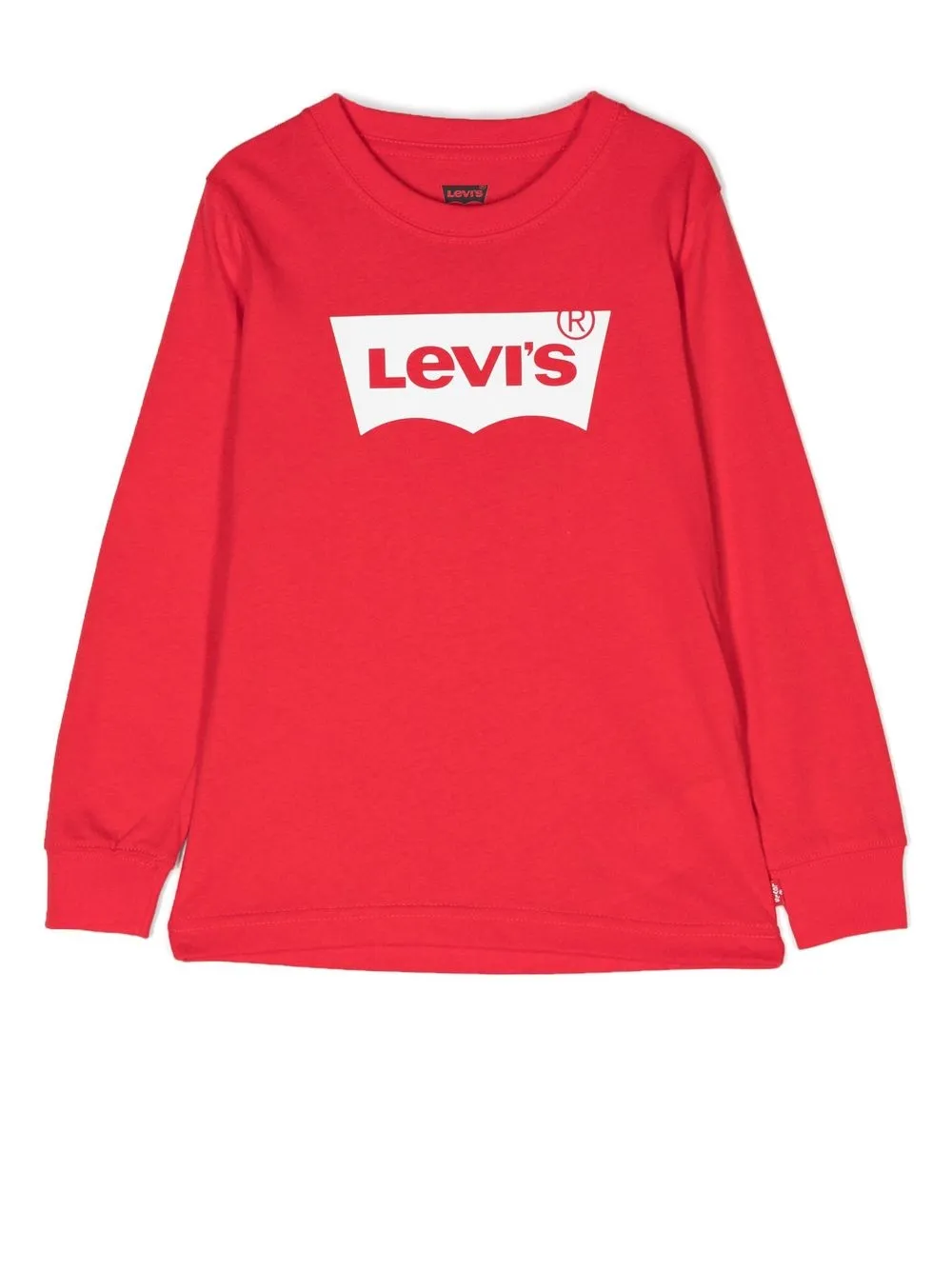 

Levi's Kids logo-print long-sleeve top - Red