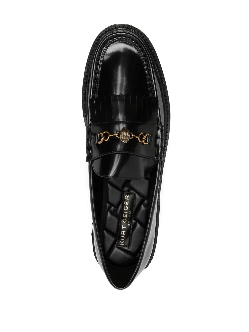 KURT GEIGER HARLEY LEOPARD-PRINT LOAFERS
