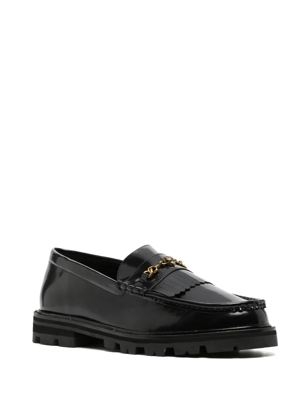 KURT GEIGER HARLEY LEOPARD-PRINT LOAFERS
