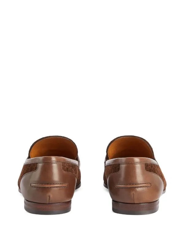 Gucci Jordaan Monogram Loafers Farfetch