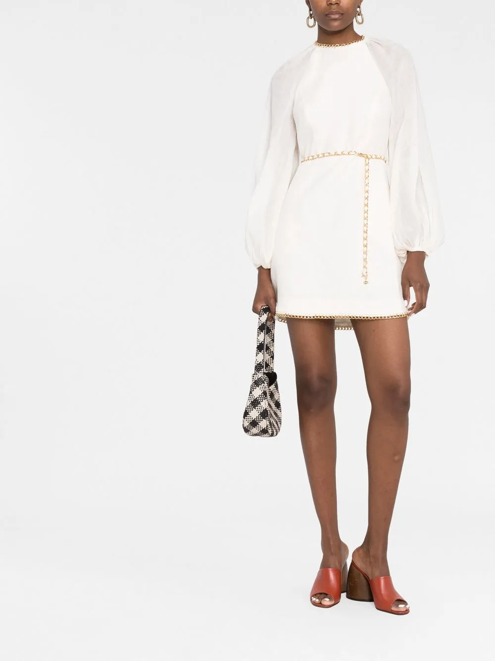 ZIMMERMANN Rouleau chaintrim Mini Dress Farfetch