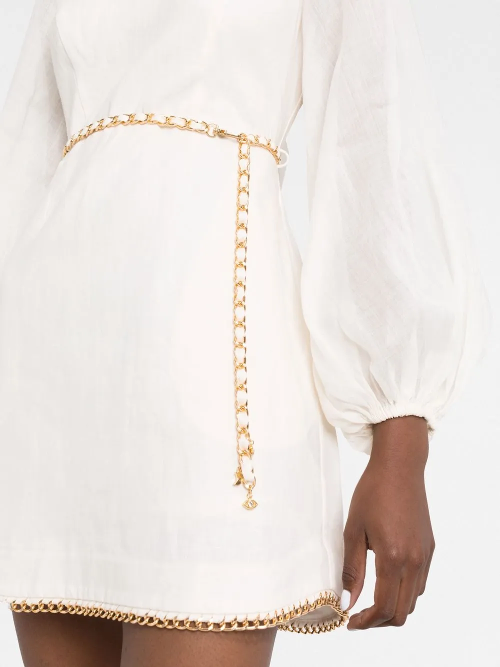 ZIMMERMANN Rouleau chaintrim Mini Dress Farfetch