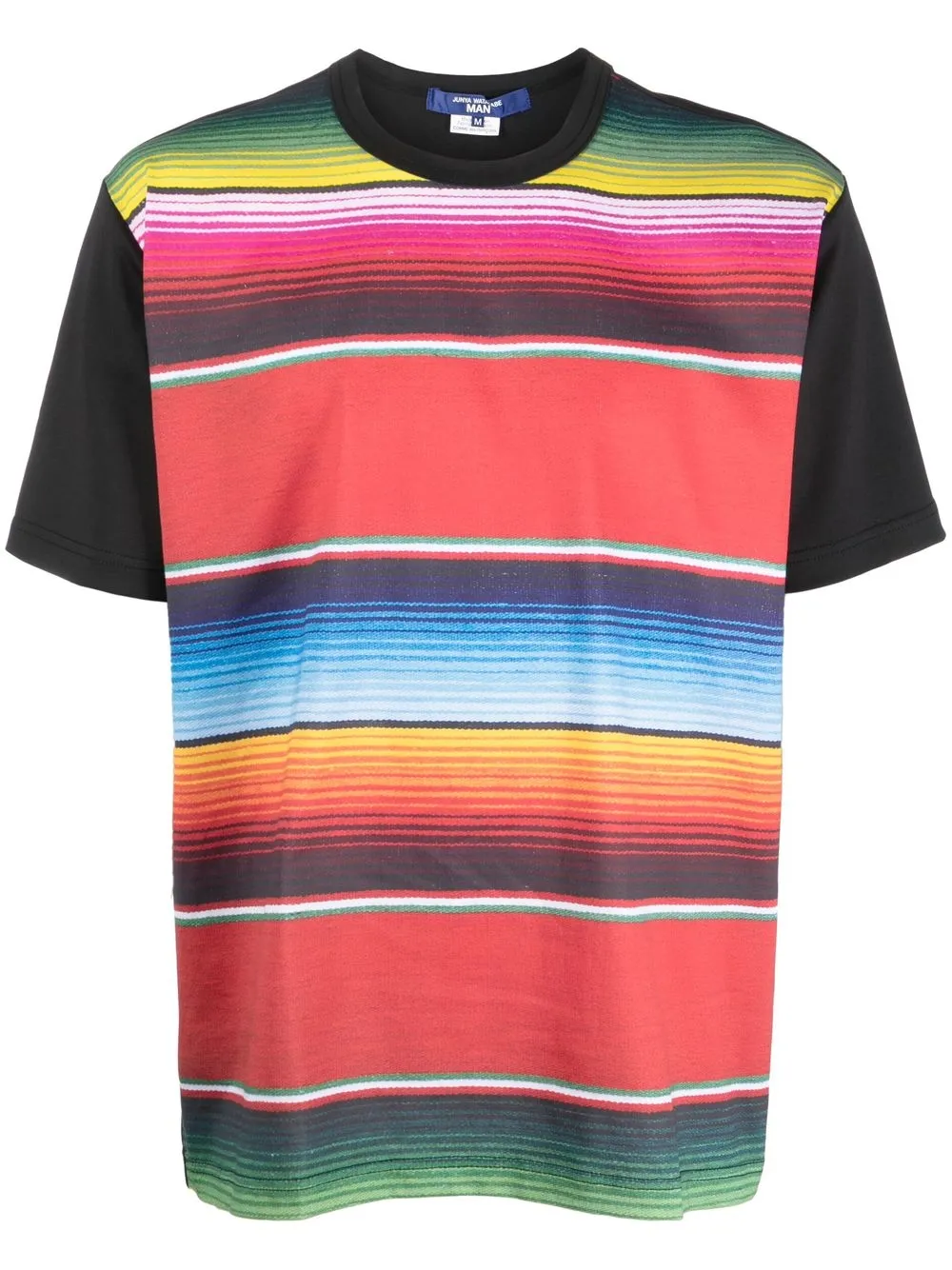 

Junya Watanabe playera con rayas estampadas - Rojo