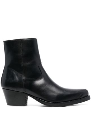 Ernest W. Baker Pointed Leather Ankle Boots - Farfetch