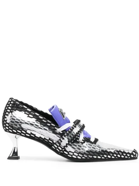 Ancuta Sarca Mercury Net 60mm pointed-toe pumps
