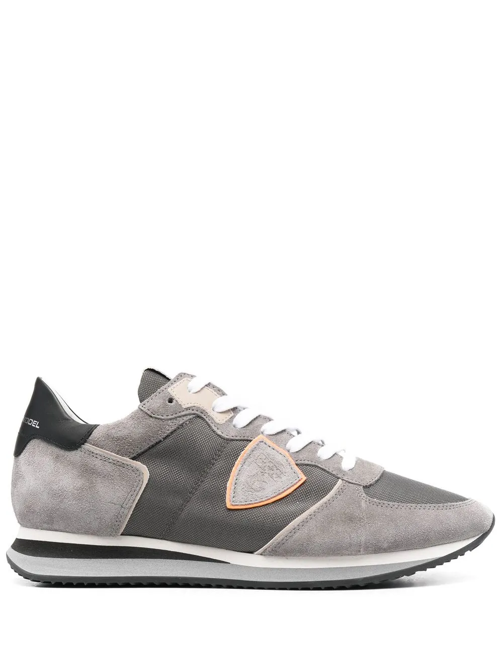 

Philippe Model Paris tenis bajos con paneles - Gris