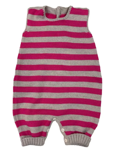 Little Bear sleeveless knitted romper
